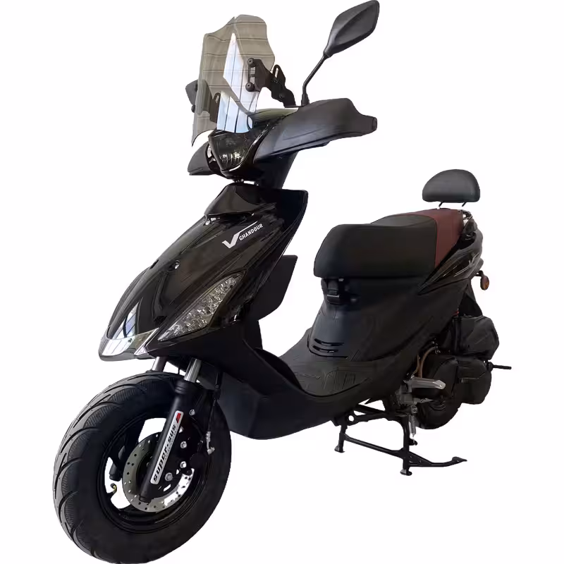 150cc Gasoline Scooter Front Disc Rear Drum Brakes 85km/h Top Speed 5L Fuel Tank