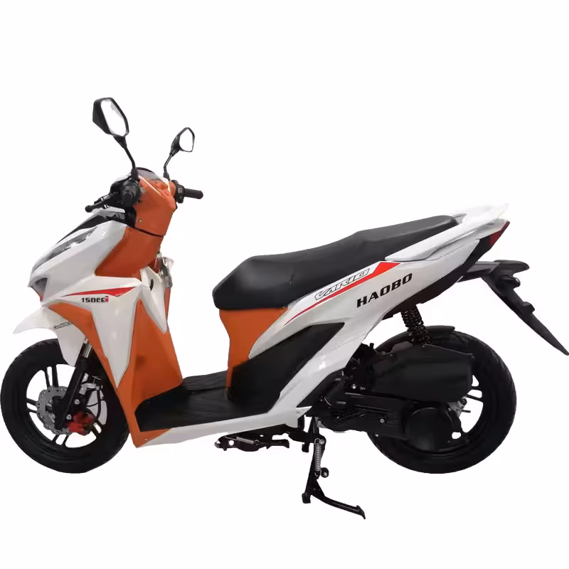 150cc Gasoline Scooter Dual Disc Brakes 95km/h Max Speed 7L Fuel Tank Dual Start Hydraulic Suspension