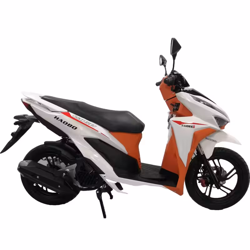 150cc Gasoline Scooter Dual Disc Brakes 95km/h Max Speed 7L Fuel Tank Dual Start Hydraulic Suspension