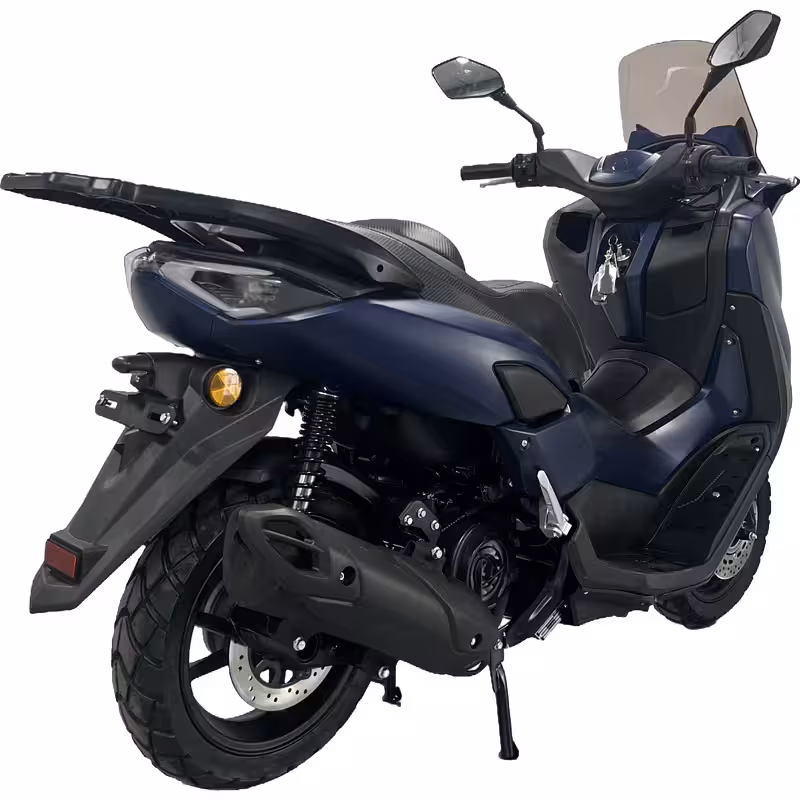 1500cc Gasoline Scooter Front and Rear Disc Brakes 95km/h Max Speed 10L Fuel Tank Dual Start Hydraulic Suspension