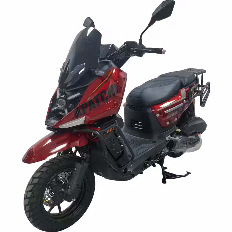 150cc Gasoline Cruiser Motorcycle Front Disc Rear Drum Brakes 85km/h Top Speed 7L Fuel Tank