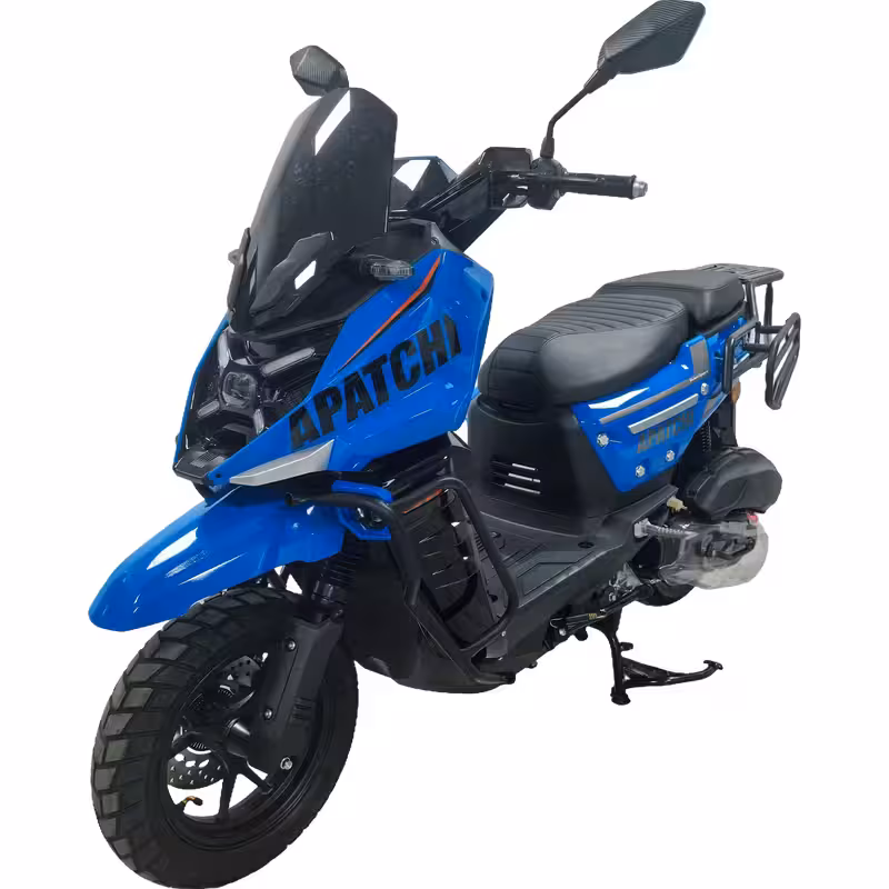 150cc Gasoline Cruiser Motorcycle Front Disc Rear Drum Brakes 85km/h Top Speed 7L Fuel Tank