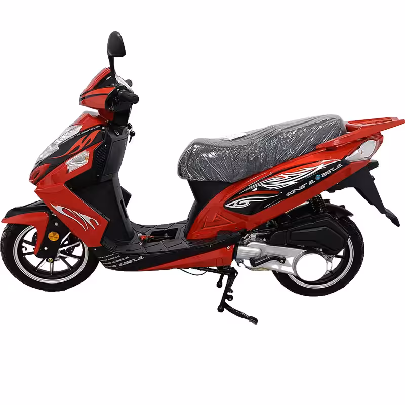 50cc-100cc Gasoline Scooter Air-Cooled CVT Automatic Front Hydraulic Suspension 130/60-13 Tires