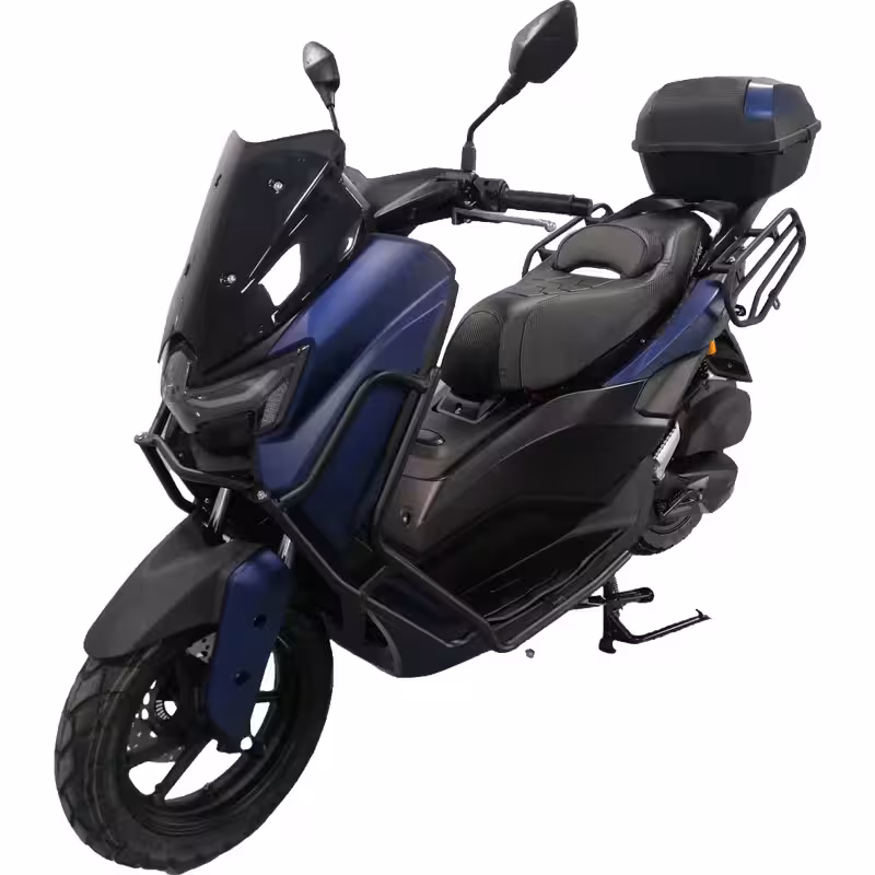 1500cc Gasoline Scooter Dual Disc Brakes Hydraulic Suspension Sporty Design