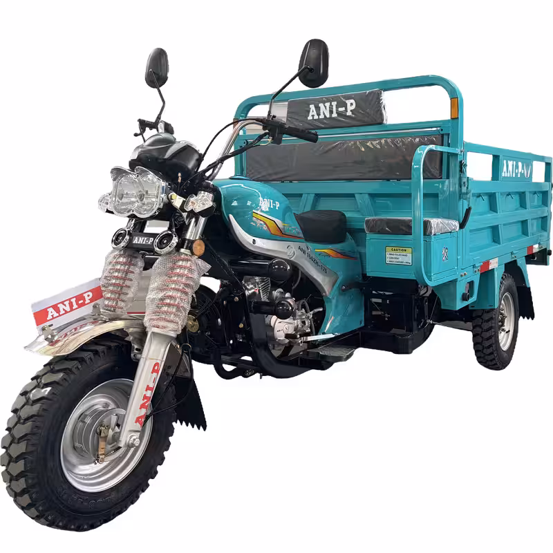 175cc Gasoline Utility Tricycle 175cc Loncin Air-Cooled Front Disc Rear Drum Brakes