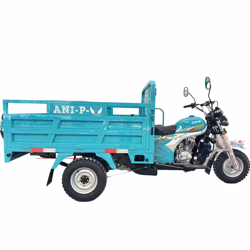 175cc Gasoline Utility Tricycle 175cc Loncin Air-Cooled Front Disc Rear Drum Brakes