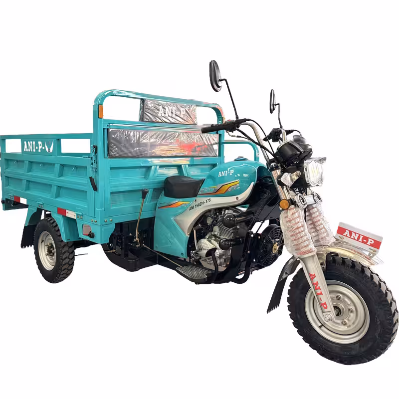 175cc Gasoline Utility Tricycle 175cc Loncin Air-Cooled Front Disc Rear Drum Brakes