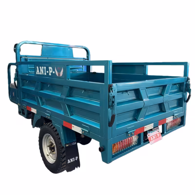175cc Gasoline Cargo Tricycle Loncin Engine Air-Cooled Reverse Gear Full Suspension Dual Armrest Toolbox