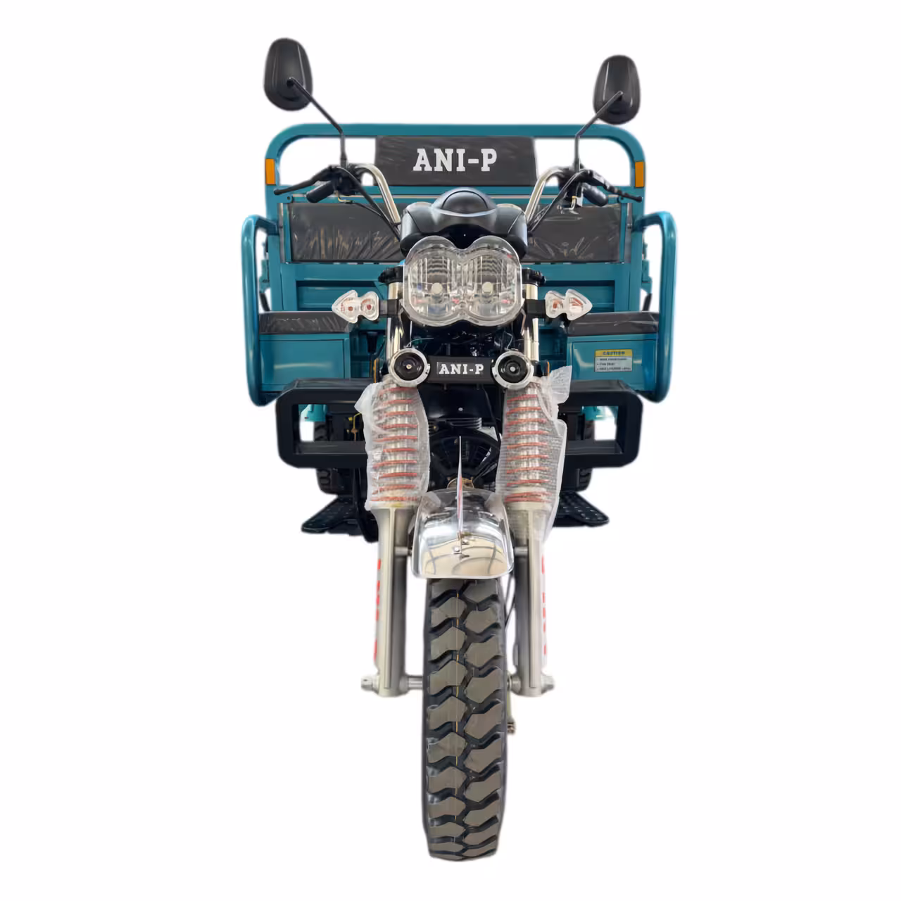 175cc Gasoline Cargo Tricycle Loncin Engine Air-Cooled Reverse Gear Full Suspension Dual Armrest Toolbox