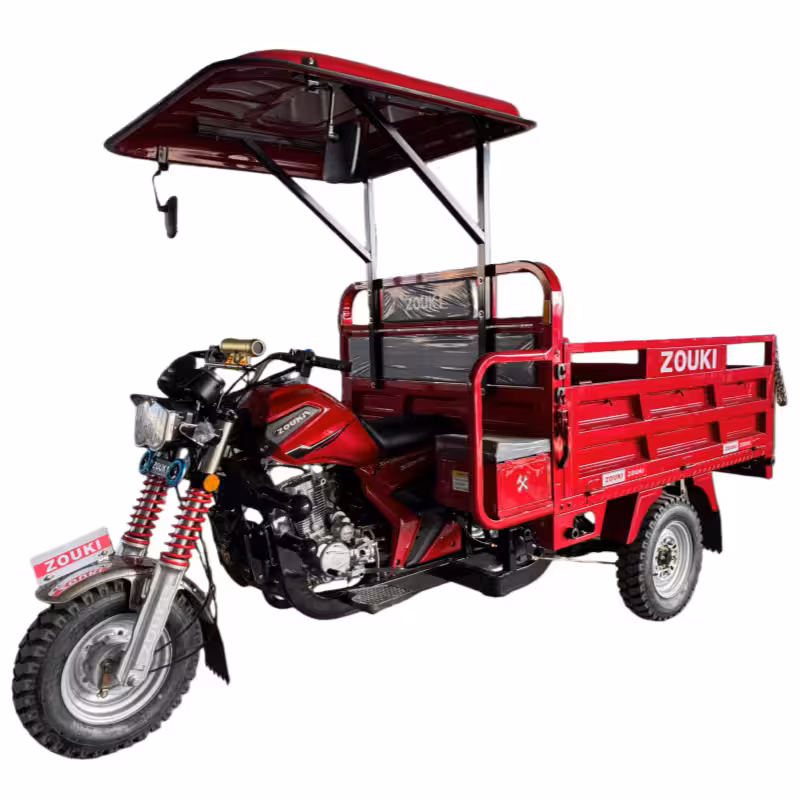 175cc Gasoline Three Wheel Cargo Loncin Reverse Full Shock Absorption