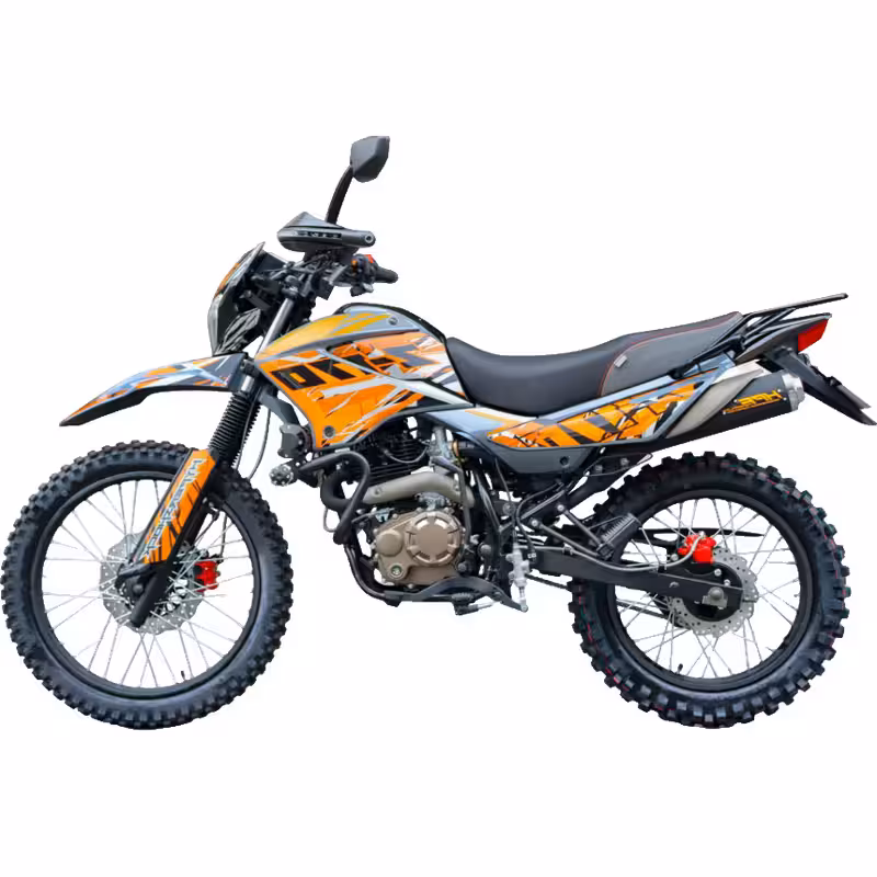 174cc Motorcycle with Air-Cooled Zongshen Engine and Front Disc Rear Drum Brakes