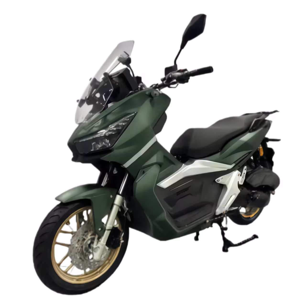 1800cc Gasoline Adventure Scooter Front and Rear Disc Brakes 95km/h Max Speed 10L Fuel Tank Dual Start Hydraulic Suspe