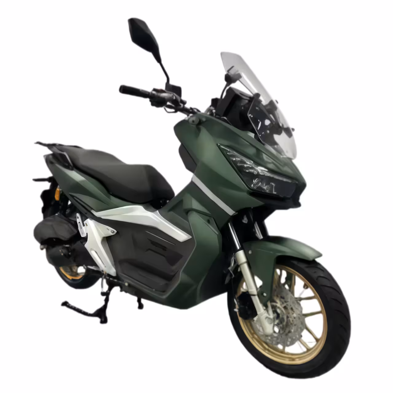 1800cc Gasoline Adventure Scooter Front and Rear Disc Brakes 95km/h Max Speed 10L Fuel Tank Dual Start Hydraulic Suspe