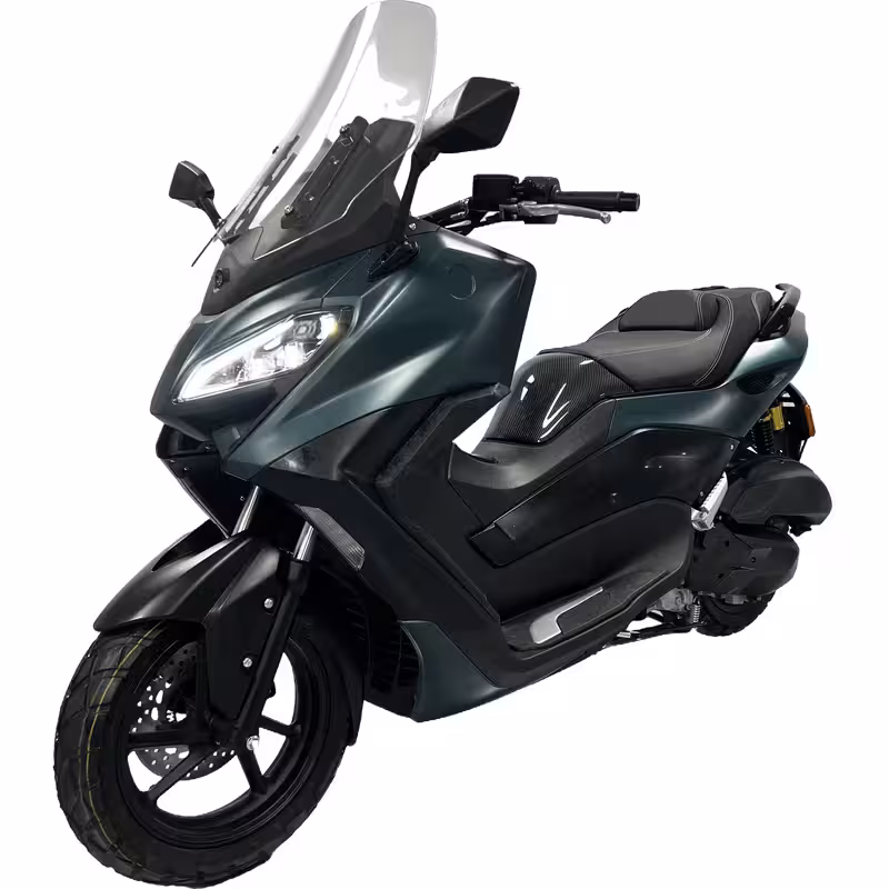 1800cc Gasoline Scooter Front and Rear Disc Brakes Dual Start Hydraulic Suspension Digital Speedometer