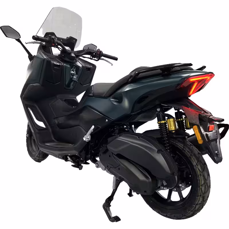 1800cc Gasoline Scooter Front and Rear Disc Brakes Dual Start Hydraulic Suspension Digital Speedometer