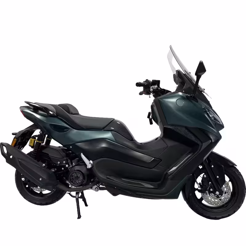 1800cc Gasoline Scooter Front and Rear Disc Brakes Dual Start Hydraulic Suspension Digital Speedometer