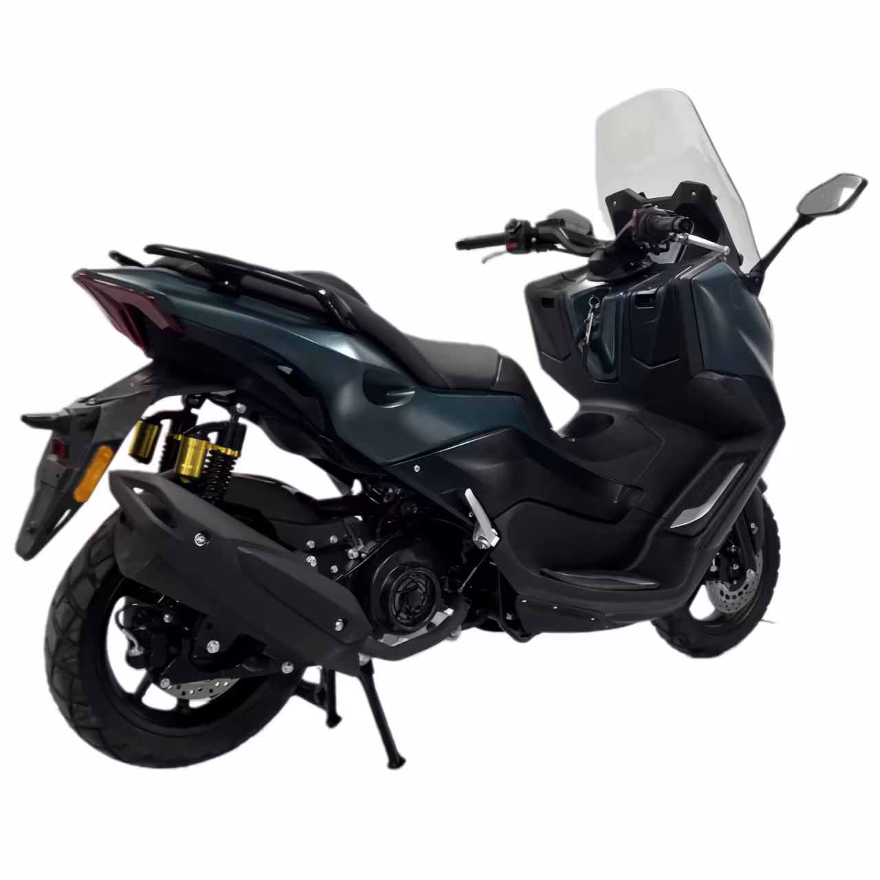 1800cc Gasoline Scooter Front and Rear Disc Brakes Dual Start Hydraulic Suspension Digital Speedometer