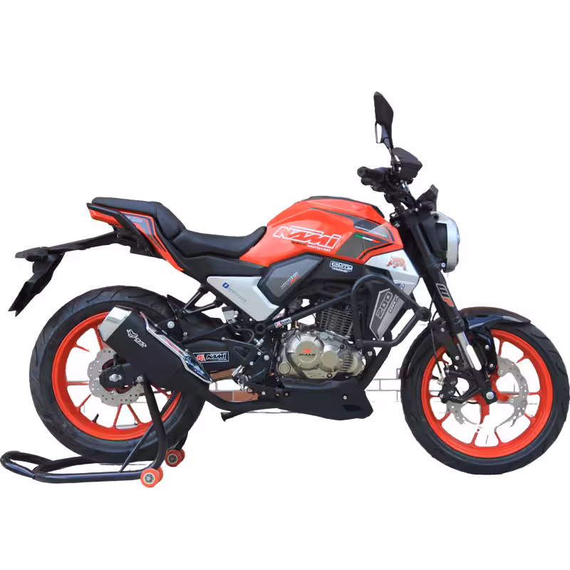 200cc Gasoline Scooter Automatic Belt Drive Single Cylinder CDI Ignition Alloy Wheels