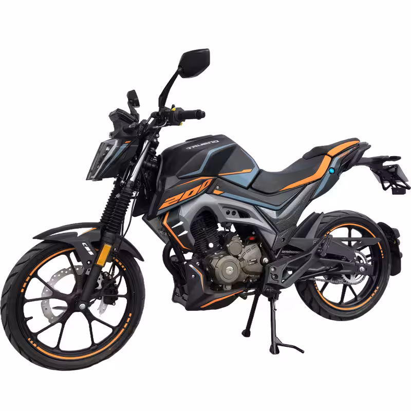 200cc Gasoline Scooter Automatic CVT Transmission Disc Brakes Alloy Wheels