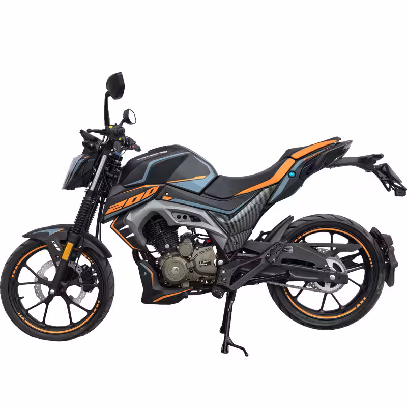 200cc Gasoline Scooter Automatic CVT Transmission Disc Brakes Alloy Wheels
