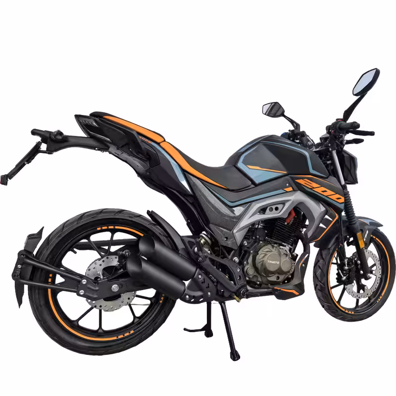 200cc Gasoline Scooter Automatic CVT Transmission Disc Brakes Alloy Wheels