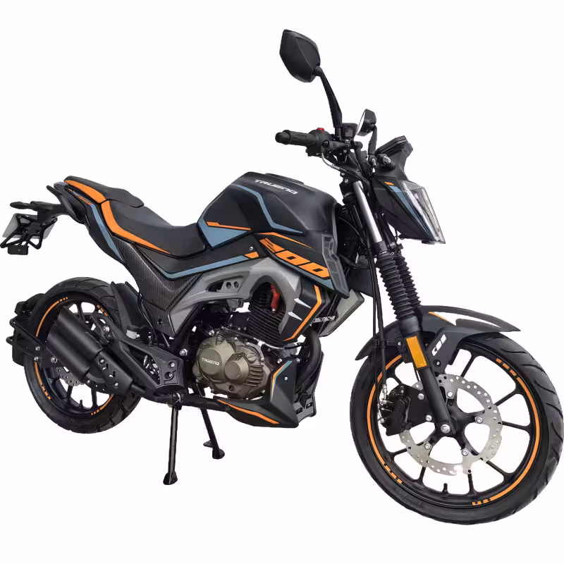 200cc Gasoline Scooter Automatic CVT Transmission Disc Brakes Alloy Wheels
