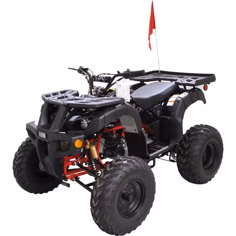 200cc Gasoline ATV Front Drum Rear Disc Brakes 60km/h Max Speed 5.5L Fuel Tank