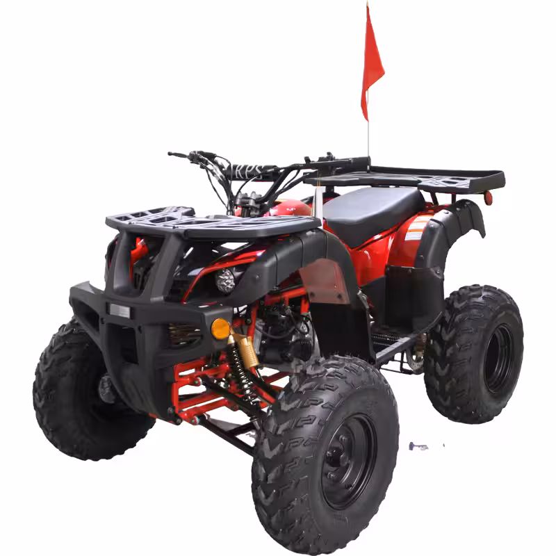 200cc Gasoline ATV Front Drum Rear Disc Brakes 60km/h Max Speed 5.5L Fuel Tank