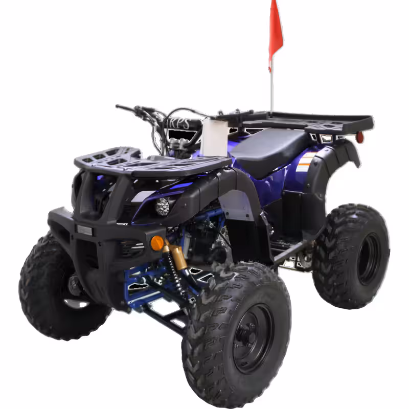 200cc Gasoline ATV Front Drum Rear Disc Brakes 60km/h Max Speed 5.5L Fuel Tank