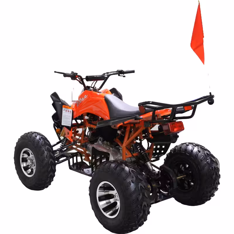 200cc Gasoline ATV Front Drum Rear Disc Brakes 60km/h Max Speed 5.5L Fuel Tank