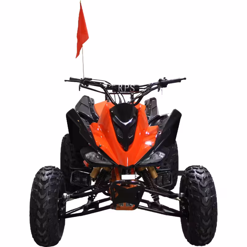 200cc Gasoline ATV Front Drum Rear Disc Brakes 60km/h Max Speed 5.5L Fuel Tank