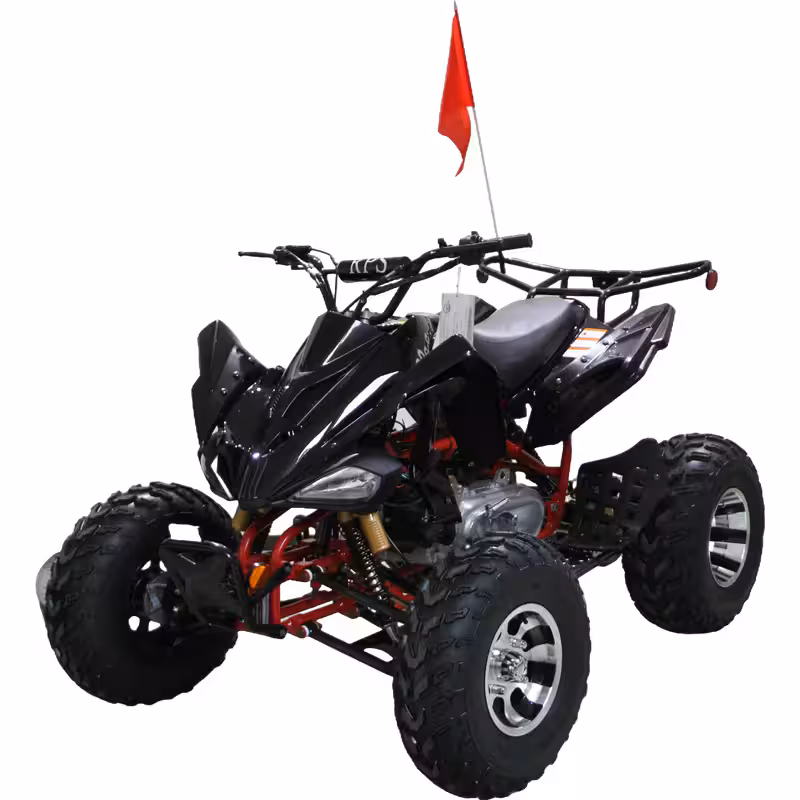 200cc Gasoline ATV Front Drum Rear Disc Brakes 60km/h Max Speed 5.5L Fuel Tank