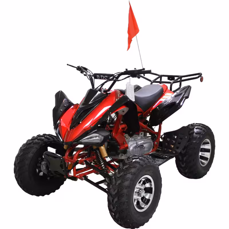 200cc Gasoline ATV Front Drum Rear Disc Brakes 60km/h Max Speed 5.5L Fuel Tank