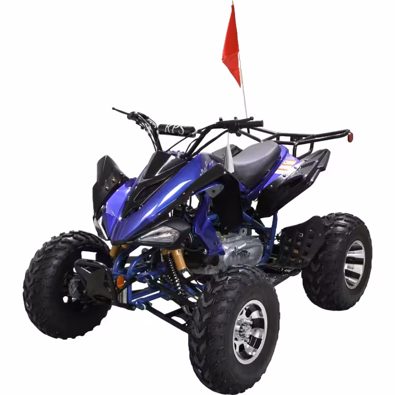 200cc Gasoline ATV Front Drum Rear Disc Brakes 60km/h Max Speed 5.5L Fuel Tank