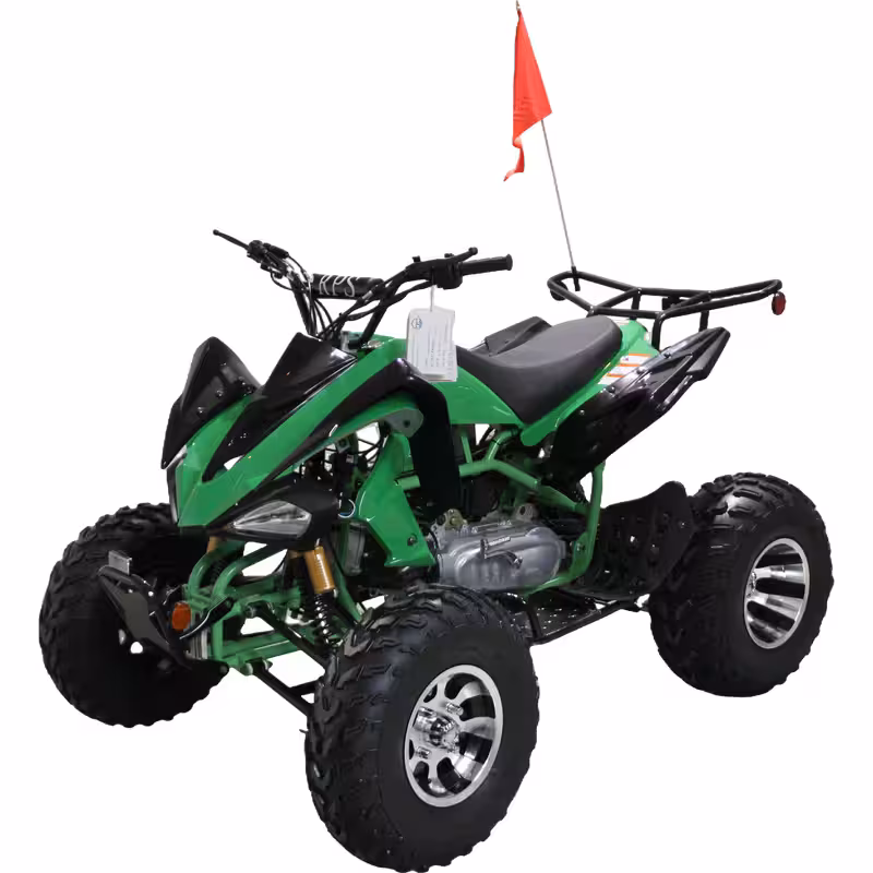 200cc Gasoline ATV Front Drum Rear Disc Brakes 60km/h Max Speed 5.5L Fuel Tank