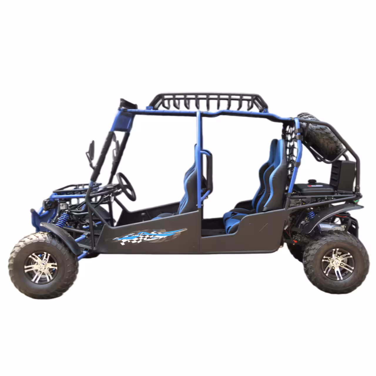 200cc Air-Cooled GY6 Automatic Transmission 4 Seat Gas Powered Go Kart Quad