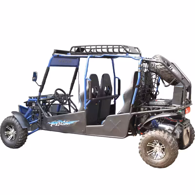 200cc Air-Cooled GY6 Automatic Transmission 4 Seat Gas Powered Go Kart Quad
