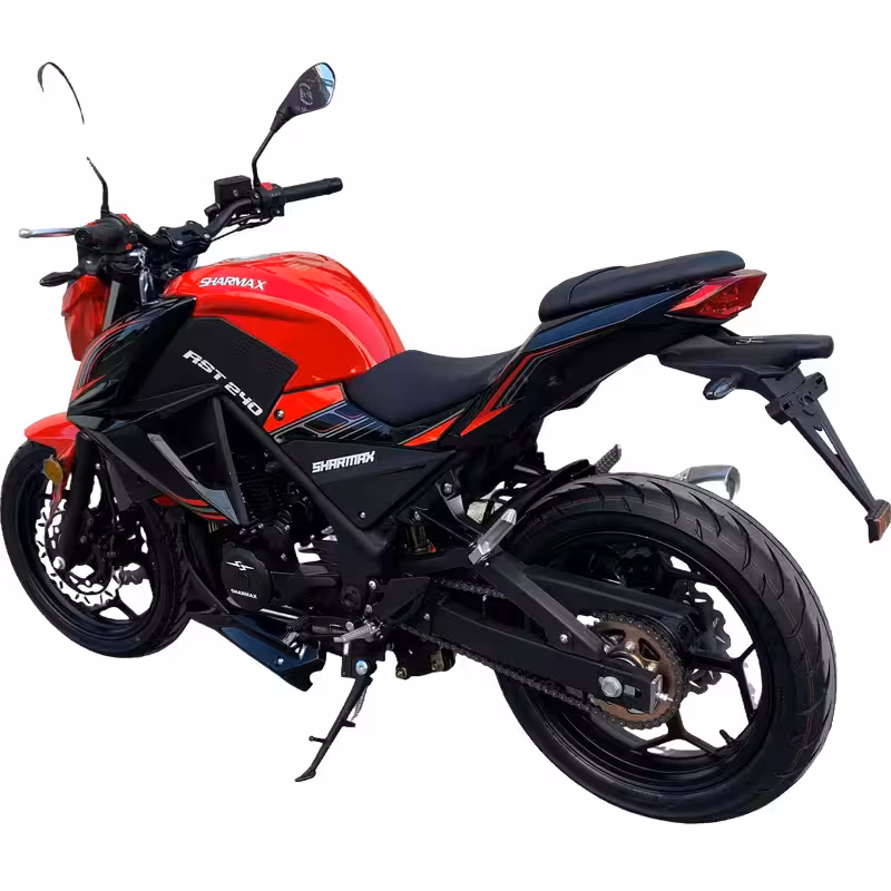 197cc Gasoline Motorcycle Powerful Oil-Cooled Loncin Engine 6 Speed Manual Disc Brakes 130km/h High Speed 20L Fuel Cap