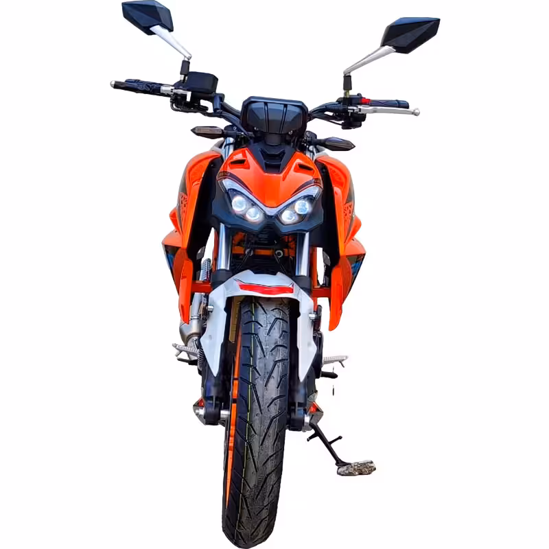 197cc Gasoline Motorcycle Loncin RE200 Oil-Cooled Engine 6 Speed Manual Disc Brakes 140km/h Top Speed 20L Fuel Tank