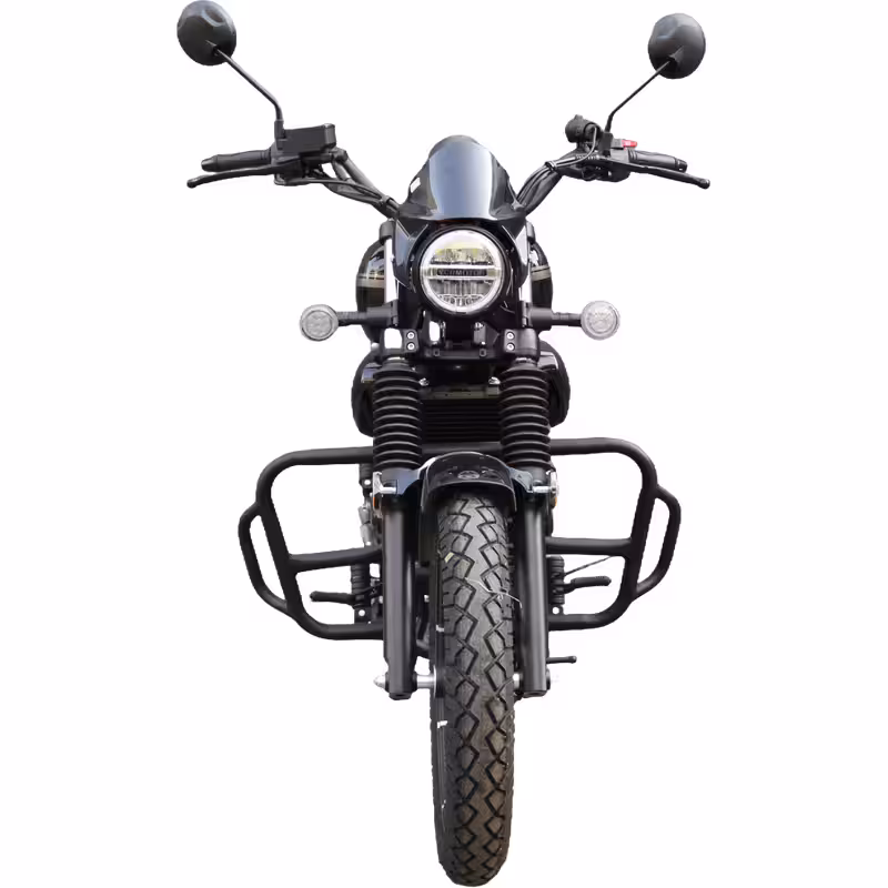 197cc Gasoline Cruiser Motorcycle Oil-Cooled 6-Speed Transmission Electrical Start 110km/h Top Speed Alloy Rims