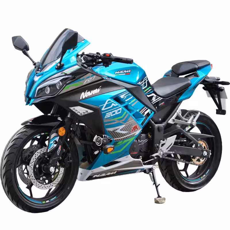 197cc Gasoline Motorcycle Loncin RE200 Oil-Cooled Engine 6 Speed Manual Disc Brakes 140km/h Top Speed 19L Fuel Tank