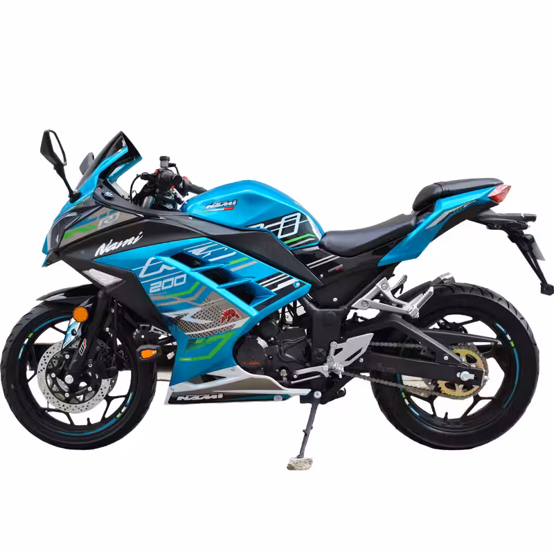 197cc Gasoline Motorcycle Loncin RE200 Oil-Cooled Engine 6 Speed Manual Disc Brakes 140km/h Top Speed 19L Fuel Tank