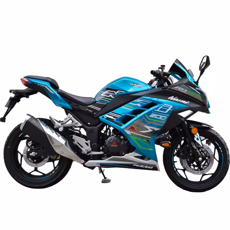 197cc Gasoline Motorcycle Loncin RE200 Oil-Cooled Engine 6 Speed Manual Disc Brakes 140km/h Top Speed 19L Fuel Tank