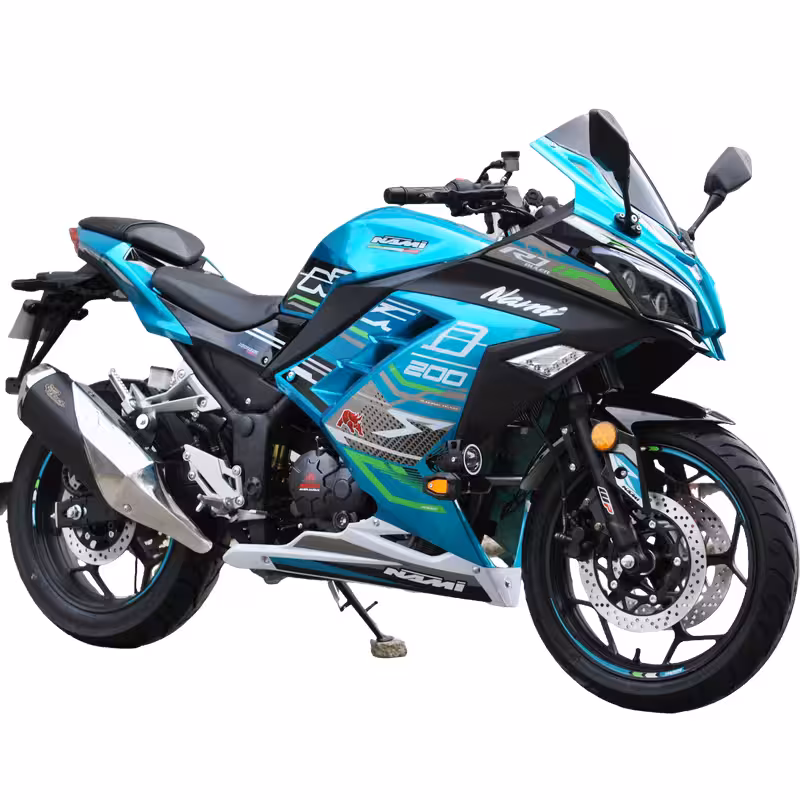 197cc Gasoline Motorcycle Loncin RE200 Oil-Cooled Engine 6 Speed Manual Disc Brakes 140km/h Top Speed 19L Fuel Tank