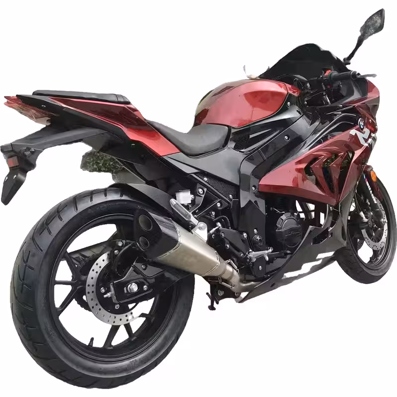 223cc Gasoline Racing Motorcycle Air-Cooled 165FMM EFI Dual Disc Brakes Electric Start