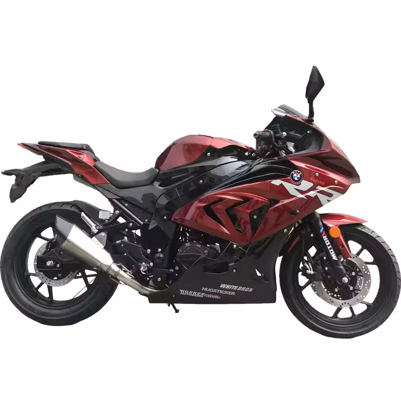 223cc Gasoline Racing Motorcycle Air-Cooled 165FMM EFI Dual Disc Brakes Electric Start