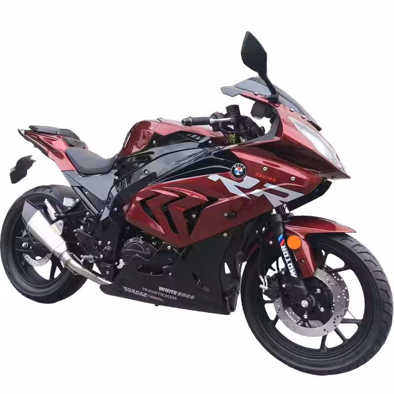 223cc Gasoline Racing Motorcycle Air-Cooled 165FMM EFI Dual Disc Brakes Electric Start