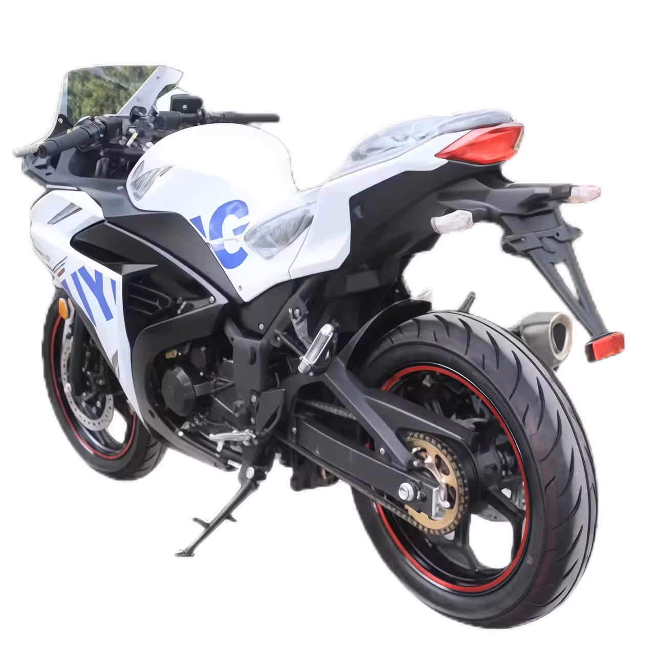 223cc Gasoline Sports Bike Air Cooling Front and Rear Disc Brakes 17 inch Alloy Wheels High Speed