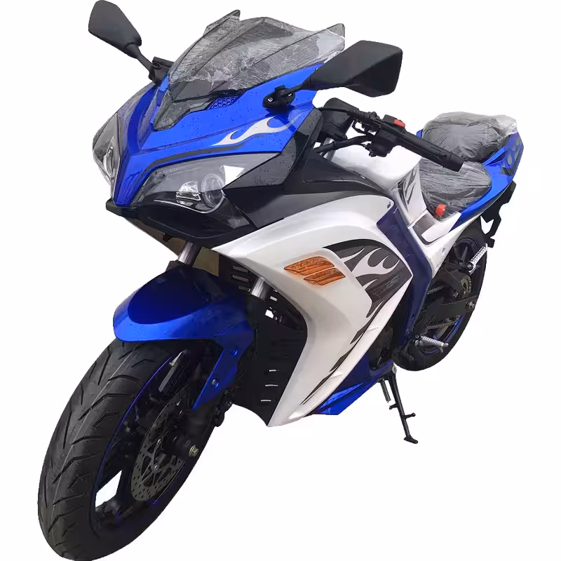 223cc Gasoline Sport Motorcycle Air Cooling Dual Disc Brakes 115km/h Max Speed Racing Style