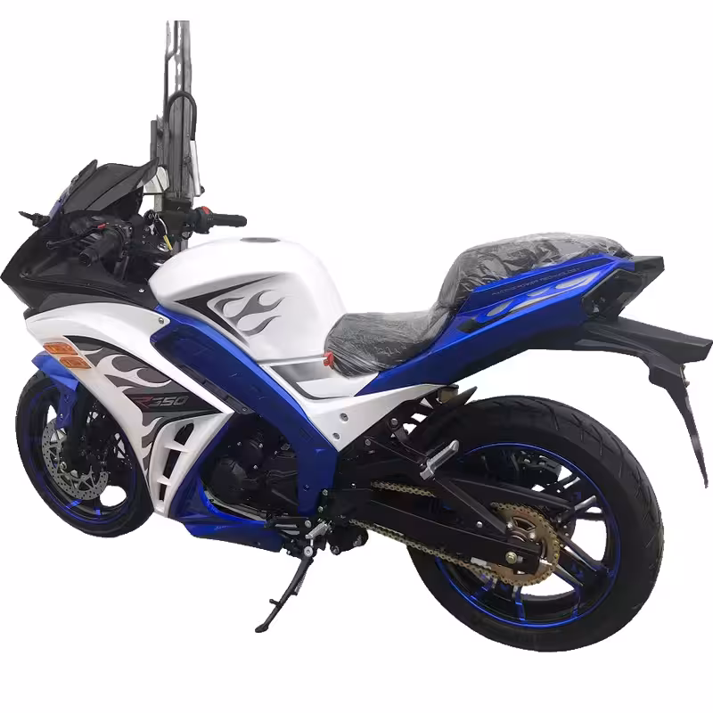 223cc Gasoline Sport Motorcycle Air Cooling Dual Disc Brakes 115km/h Max Speed Racing Style